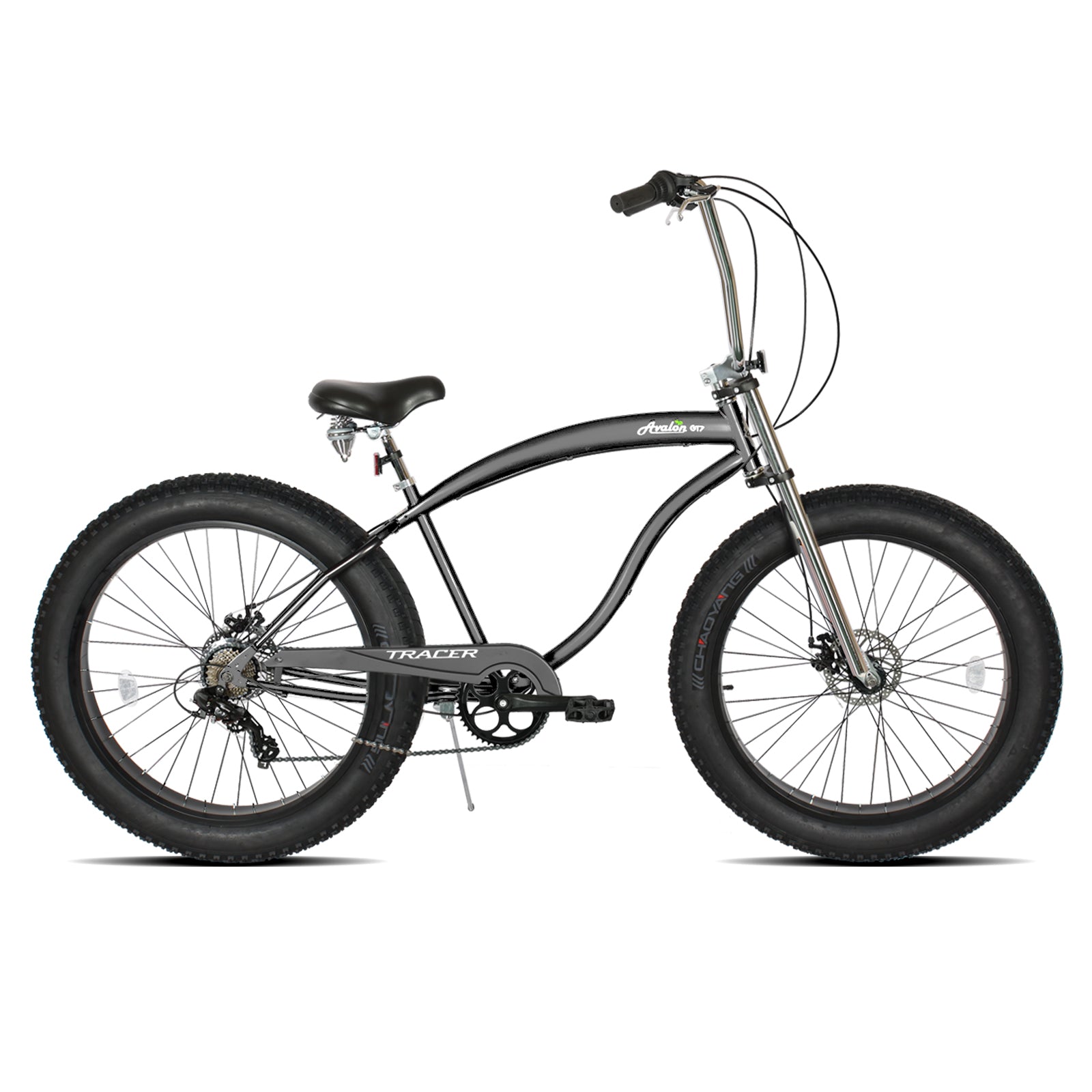 Tracer Avalon GT 26'' Fat Tire Stretch Beach Cruiser Bike 1-Speed/7-Speed Tracer Bikes