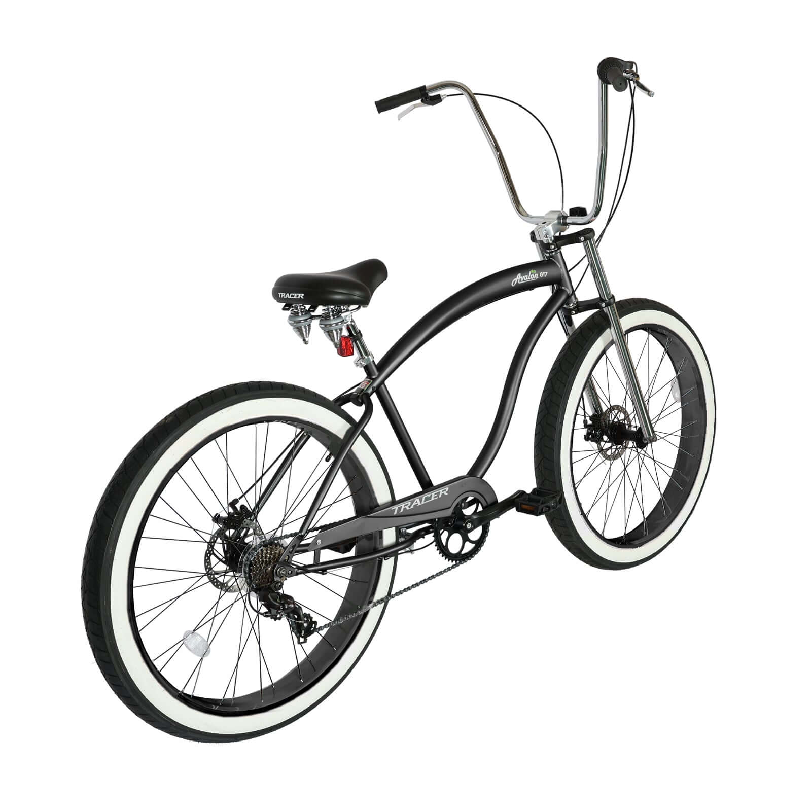 Tracer Avalon GT 26'' Fat Tire Stretch Beach Cruiser Bike 1-Speed/7-Speed