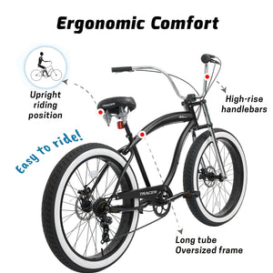 Tracer Avalon GT 29'' Fat Tire stretch Beach Cruiser parts introduction.