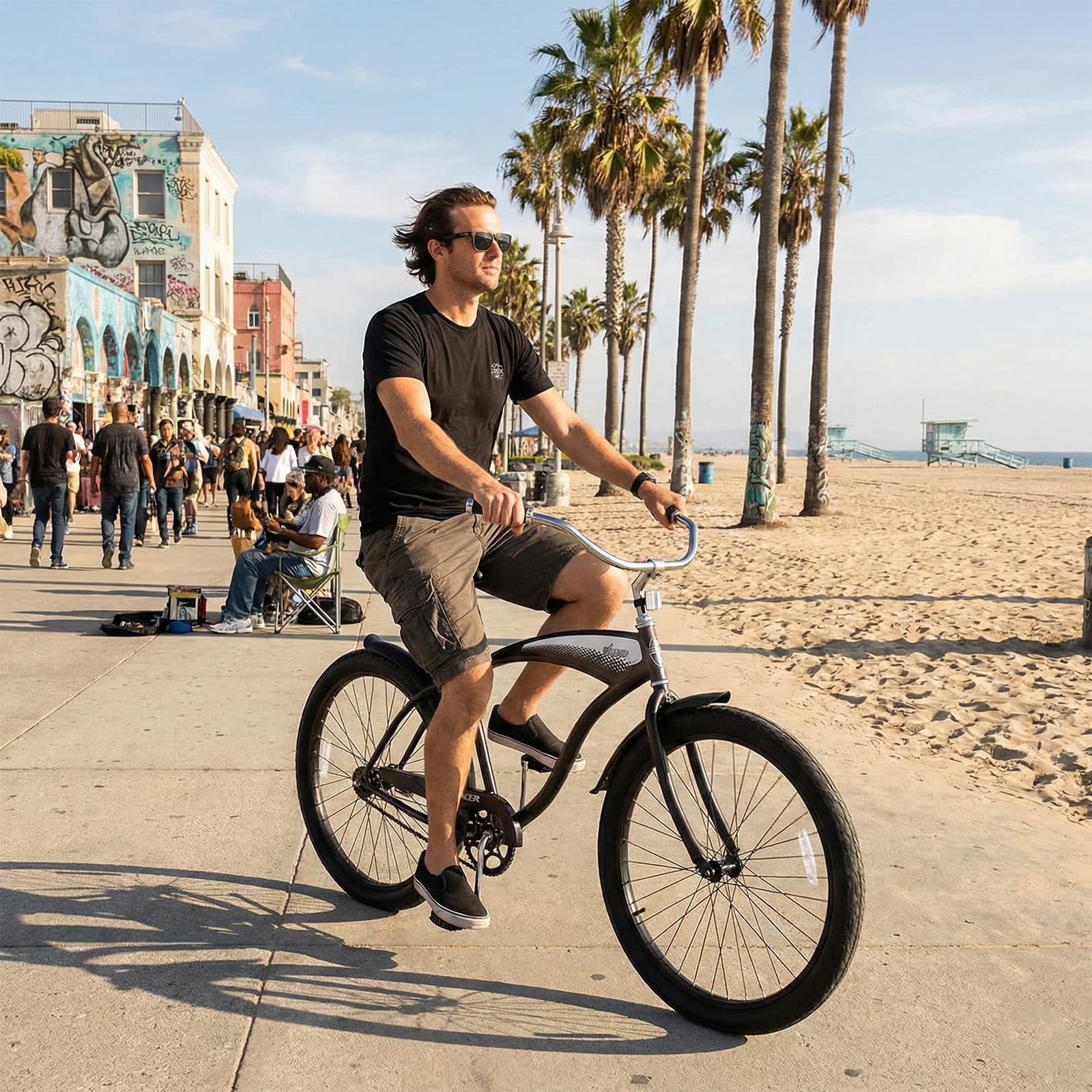 Tracer AVERA-M 26" Beach Cruiser Bikes Single Speed for Men Tracer Bikes