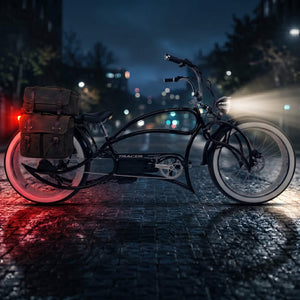 Tracer Beyond Pro 1000W 26" Classic Stretch Chopper Style EBike Tracer Bikes