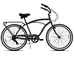 Tracer BORA-7-M 26" Beach Cruiser Bikes 7-Speed for Men Tracer Bikes