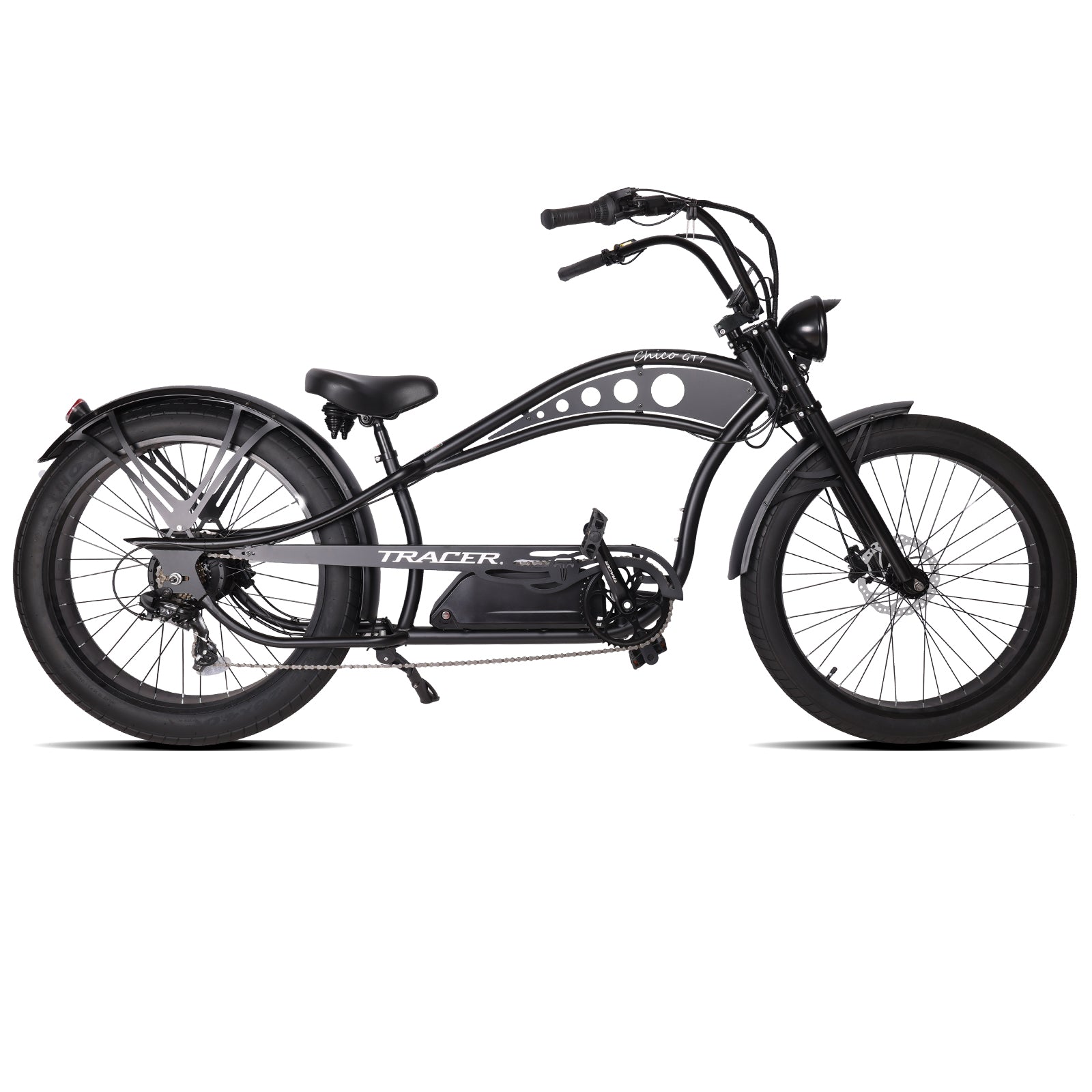 Chico GT7 750W Stretch Cruiser E-Bike - Tracer Bikes