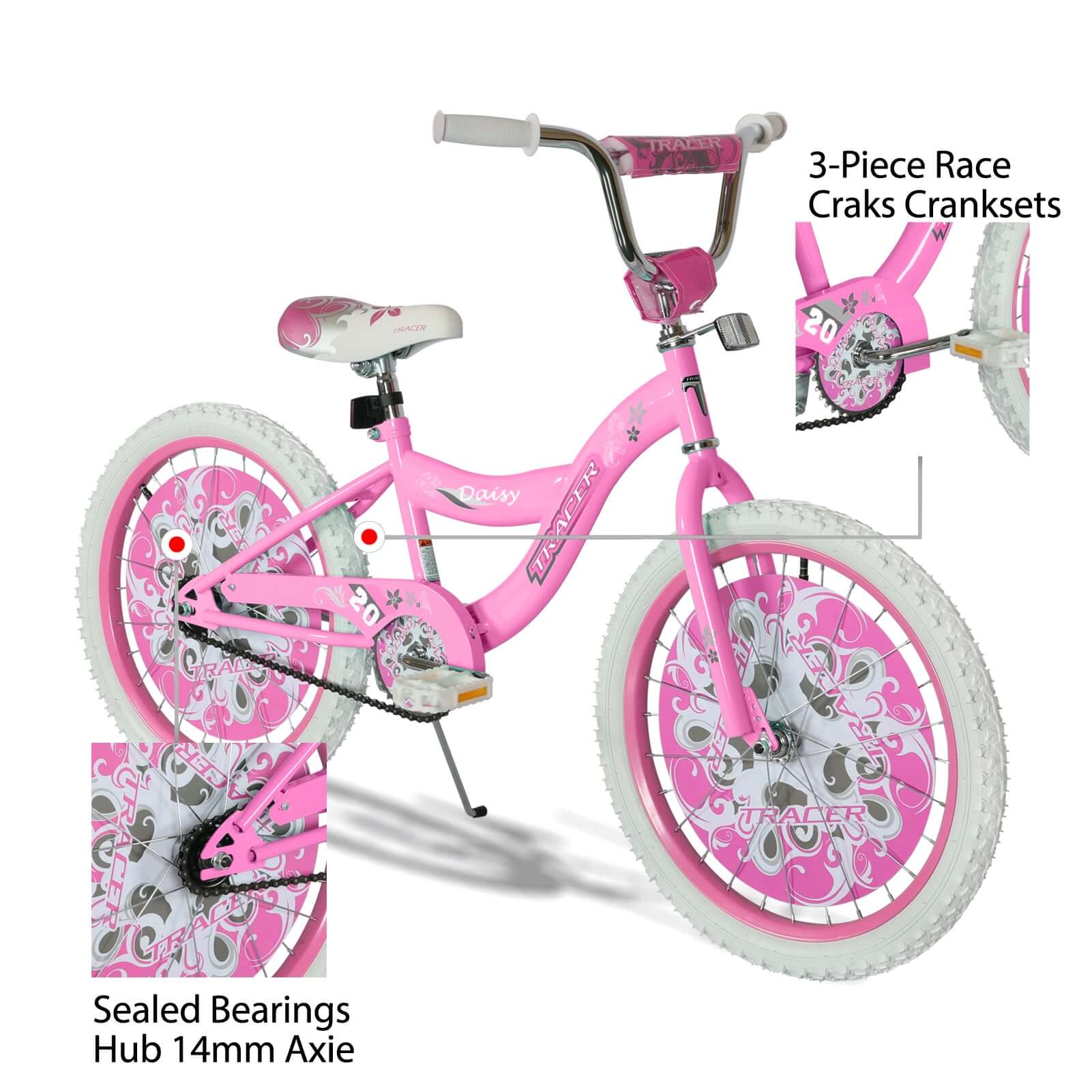 Tracer 20'' Daisy Kids Bike with Coaster Brake