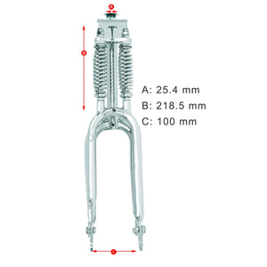 Tracer FK-DS20218100D 20‘’ Classic Dual Spring Fork for Disc Brake 25.4mm