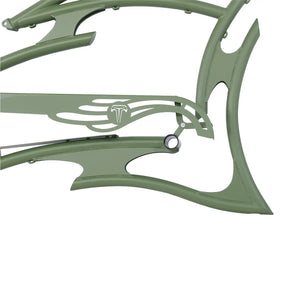 Tracer FM-RAPTOR Ebike Frame 26inch stretch chopper for single speed/7 speed