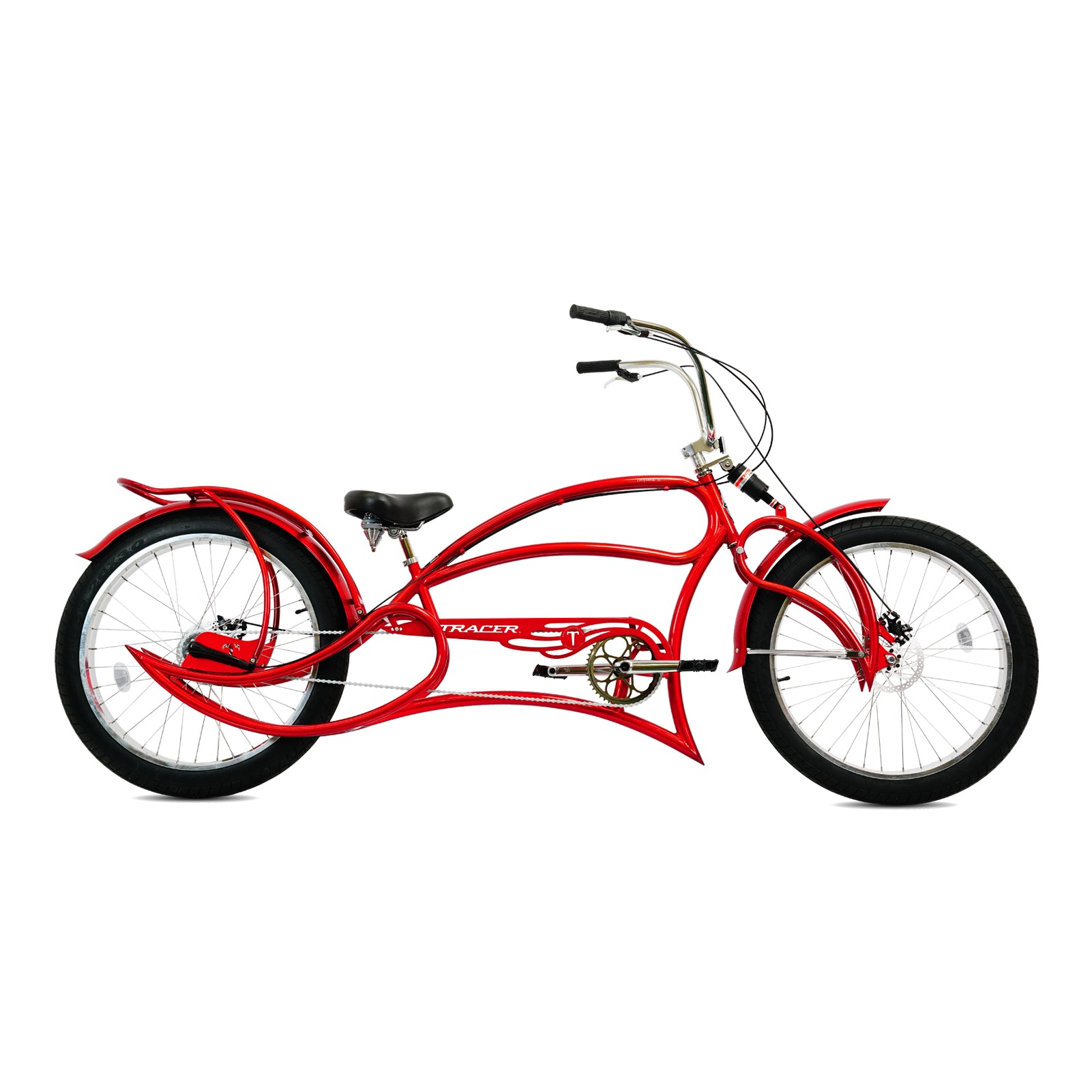 Tracer Leopard 3i Pro Vintage Beach Cruiser Bike
