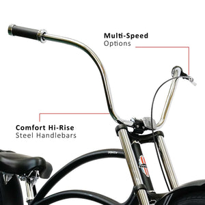 Tracer Leopard GT Chopper Stretch Cruiser Bikes