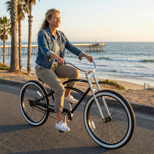 Tracer Master 29" Chopper Stretch Beach Cruiser Fat Tire Bike Single-Speed