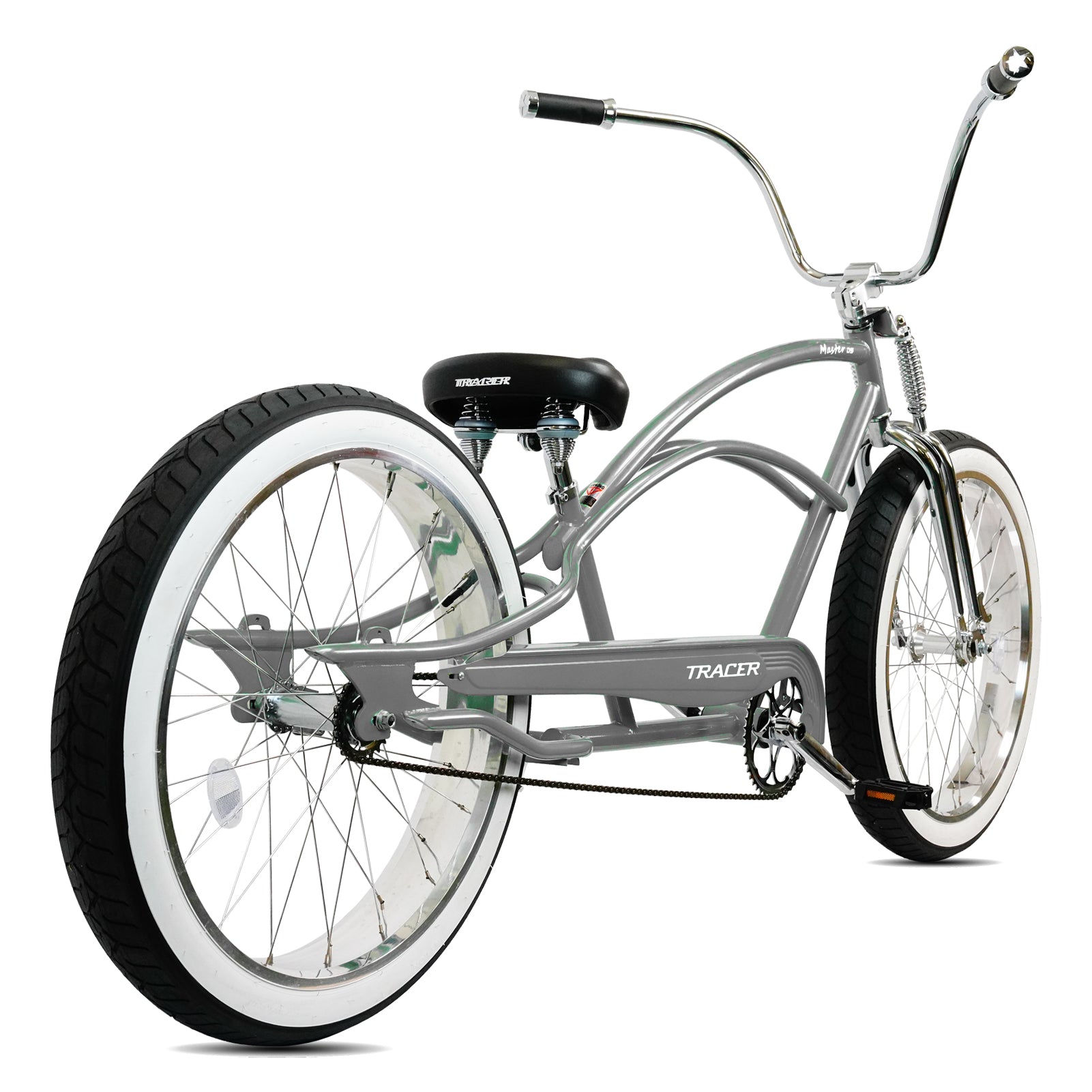 Tracer Master DS 26" Dual Springer Chopper Stretch Beach Cruiser Bike