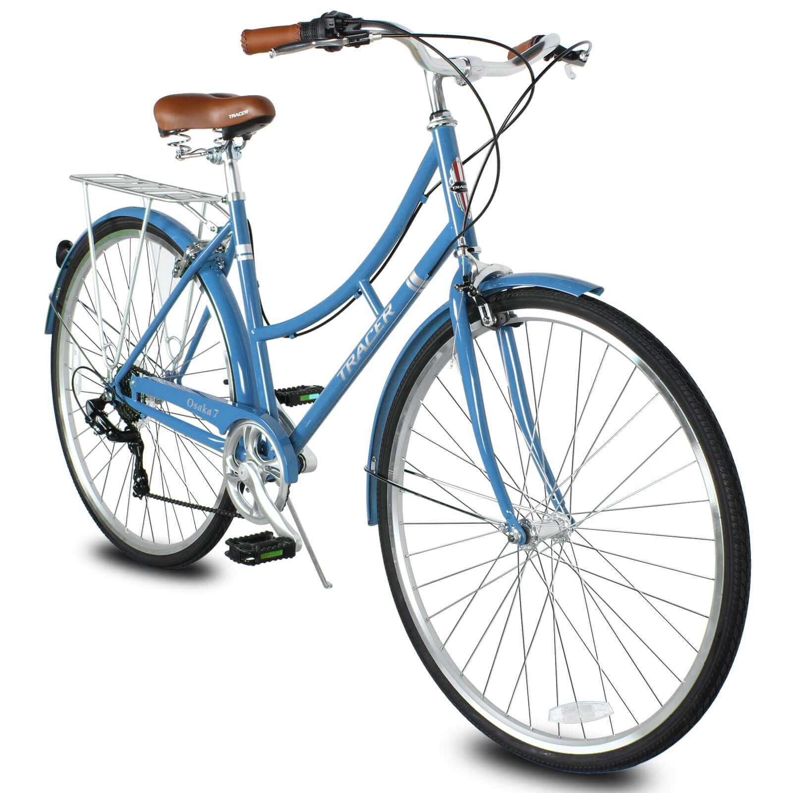 Tracer Osaka 700C 7 Speed Hybrid City Bikes for Women