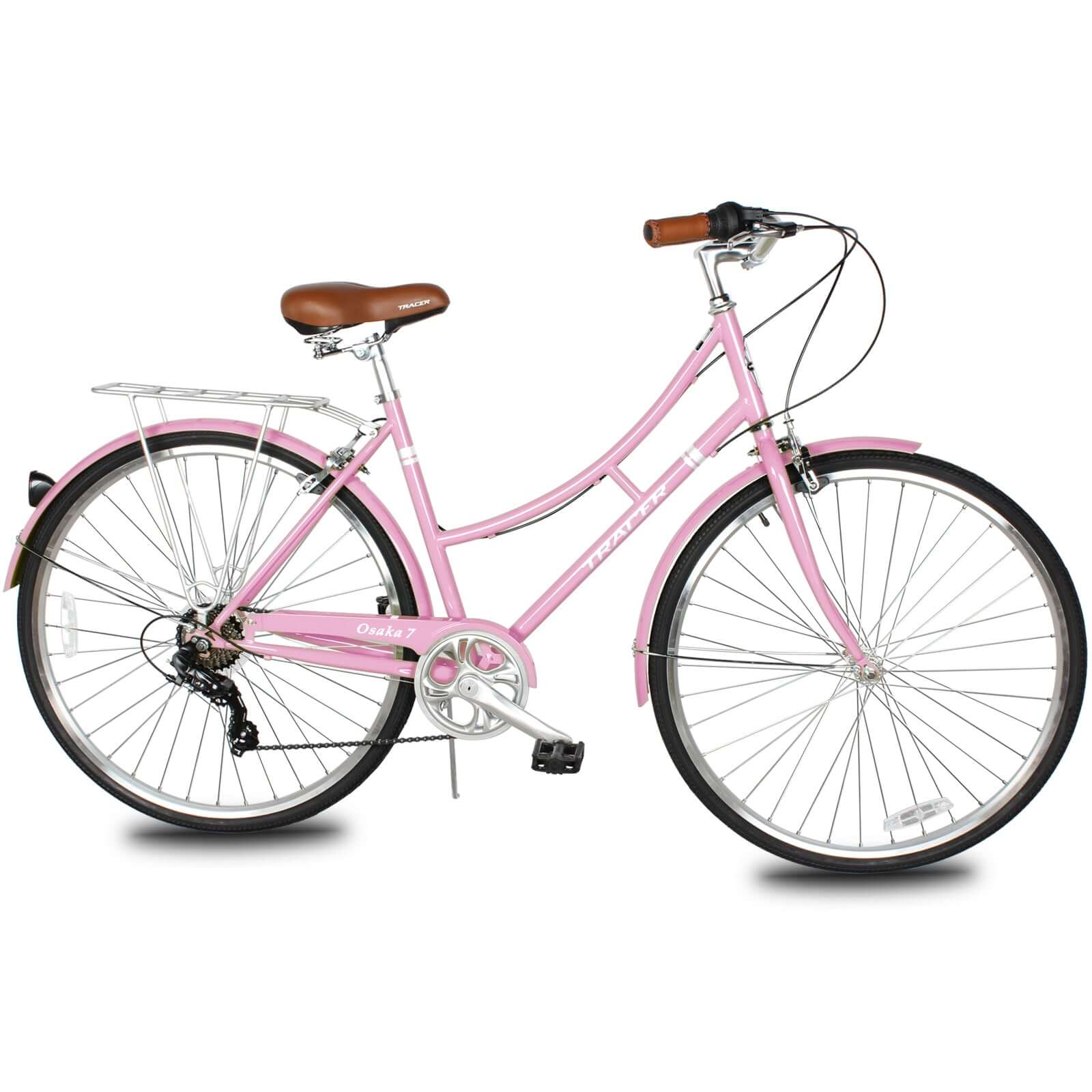 Tracer Osaka 700C 7 Speed Hybrid City Bikes for Women