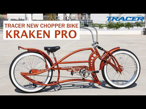 Video displaying the Kraken Pro 26'' Stretch Chopper Bike.
