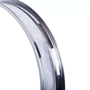 Espejo retrovisor para bicicleta Tracer RM-TH7529140-CP con borde galvanizado de 29" x 14G x 140H, 80 mm, para bicicleta de paseo