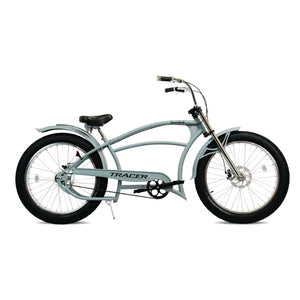 Tracer Santak GT 26" Chopper Stretch Cruiser Fat Tire Bike Oversized Frame Single Speed - Tracer Bikes