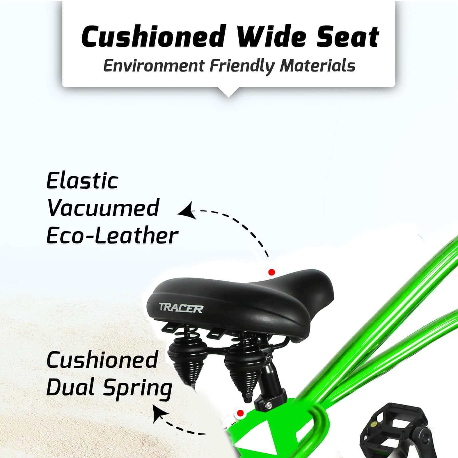 Tracer Siena 26'' Chopper Stretch Cruiser Fat Tire Bike Available 1 Speed/7 Speed