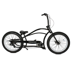 Tracer Siena GT 26'' Chopper Stretch Cruiser Fat Tire Bikes Oversized Frame, Hi-rise Handlebar, available in 1 Speed/7 Speed