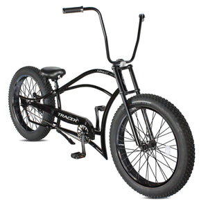 Tracer Siena GT 26'' Chopper Stretch Cruiser Fat Tire Bikes Oversized Frame, Hi-rise Handlebar, available in 1 Speed/7 Speed