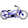 Tracer Signature Pro 26'' 800W Chopper Cruiser Electric Bike w/ Cigarette Lighter & USB Charging Port
