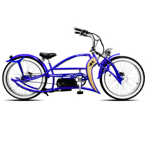 Tracer Signature Pro 26'' 800W Chopper Cruiser Electric Bike w/ Cigarette Lighter & USB Charging Port