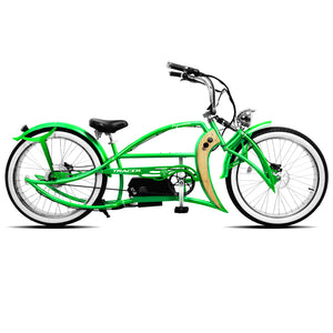 Tracer Signature Pro 26'' 800W Chopper Cruiser Electric Bike w/ Cigarette Lighter & USB Charging Port