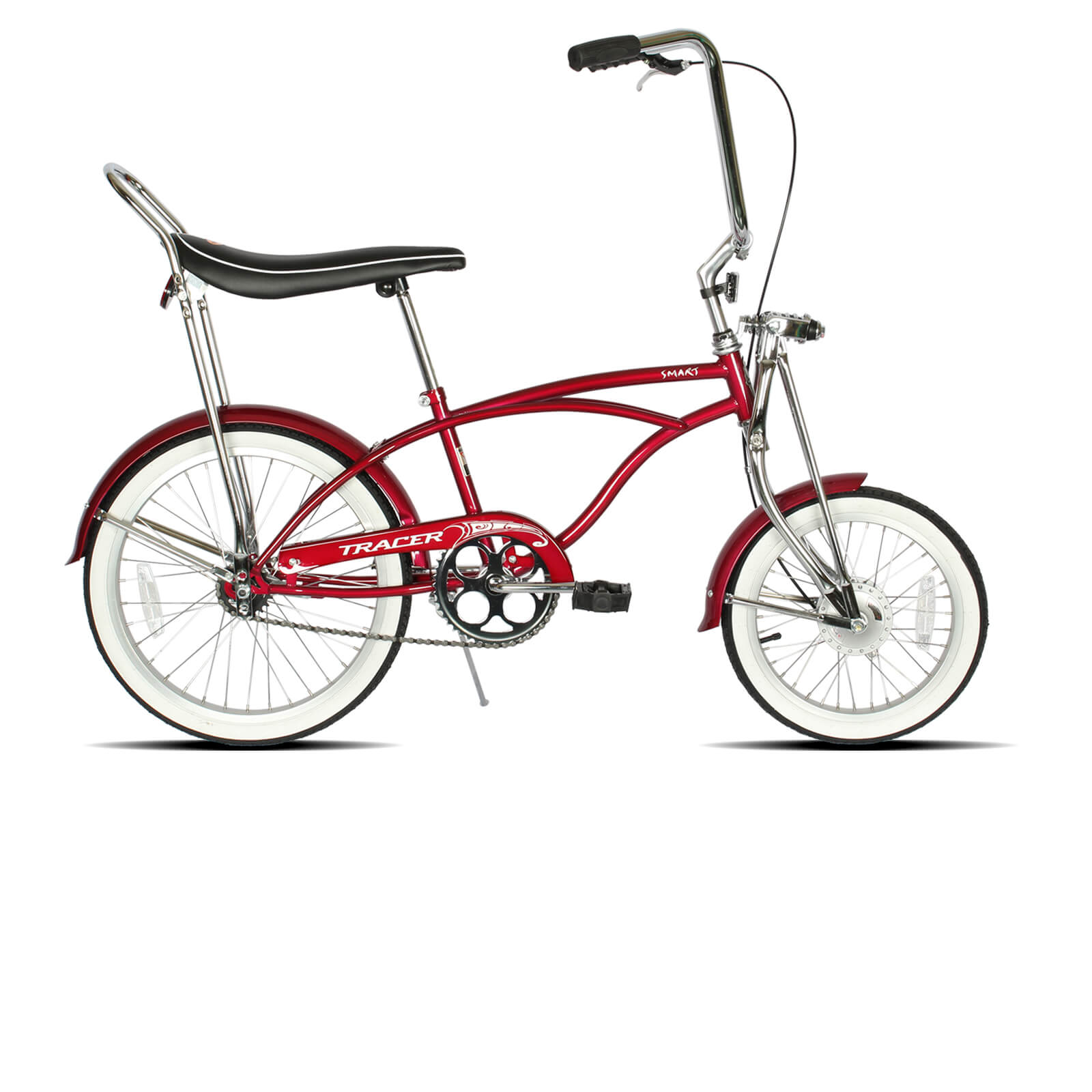 trekkingrad lowrider Tracer Smart Classic Lowrider Beach Cruiser Bike Single Speed Chrome