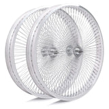 Tracer WH-TR7526140 26"x3"x13Gx140H Aluminum Polish FAT Rims Wheel Set.