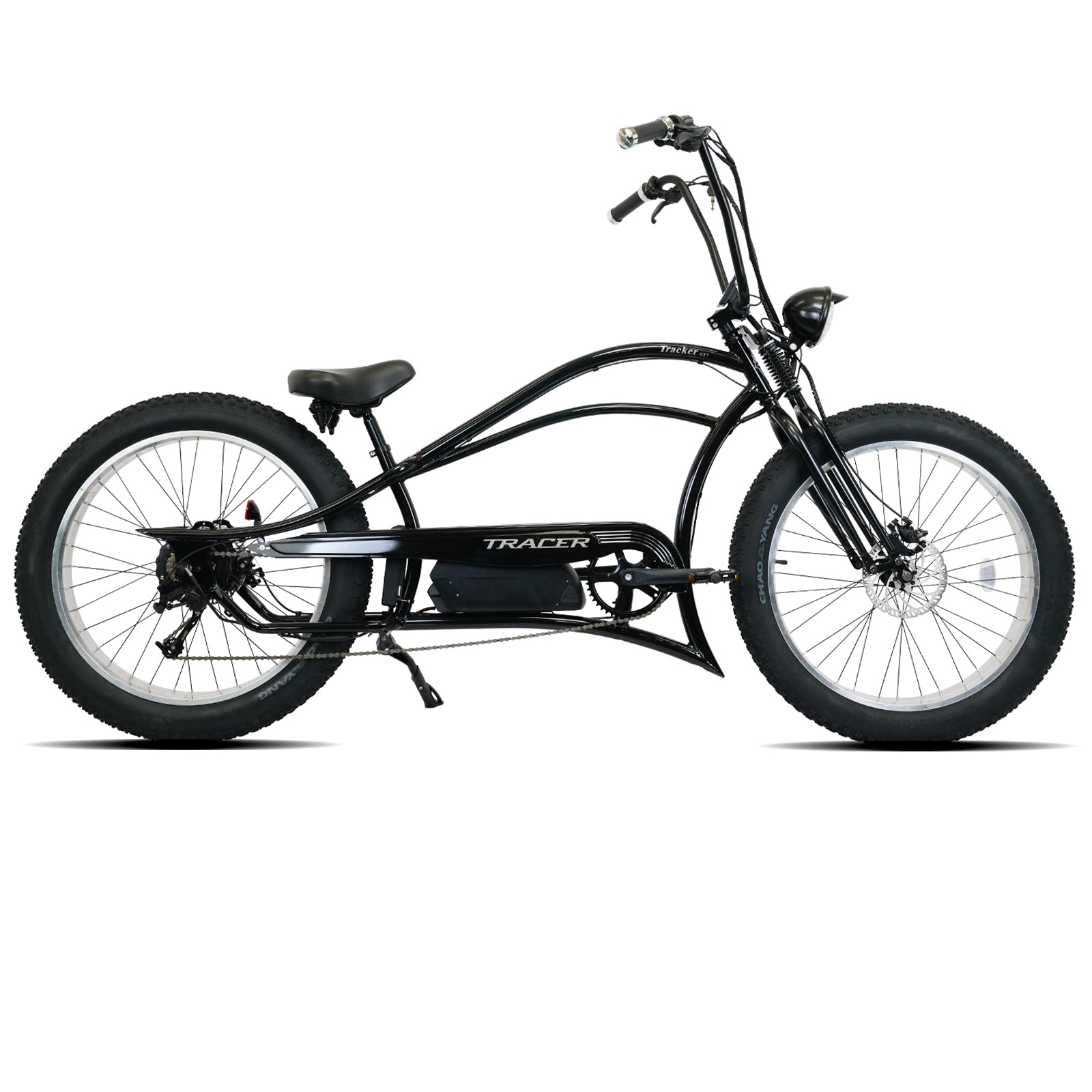 Tracer Tracker DS7 26" 7 Speed Stretch E-Bike with Classic Dual Springer Fork