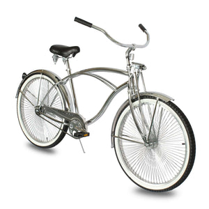 Tracer Cheetah Vintage Stretch Cruiser Bike, Single Speed