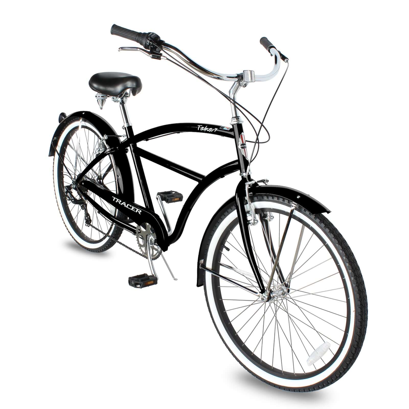 WAIT FOR EDIT Tracer TAHA 26" Beach Cruiser Bikes 1 & 7 Speed for Male - Tracer Bikes