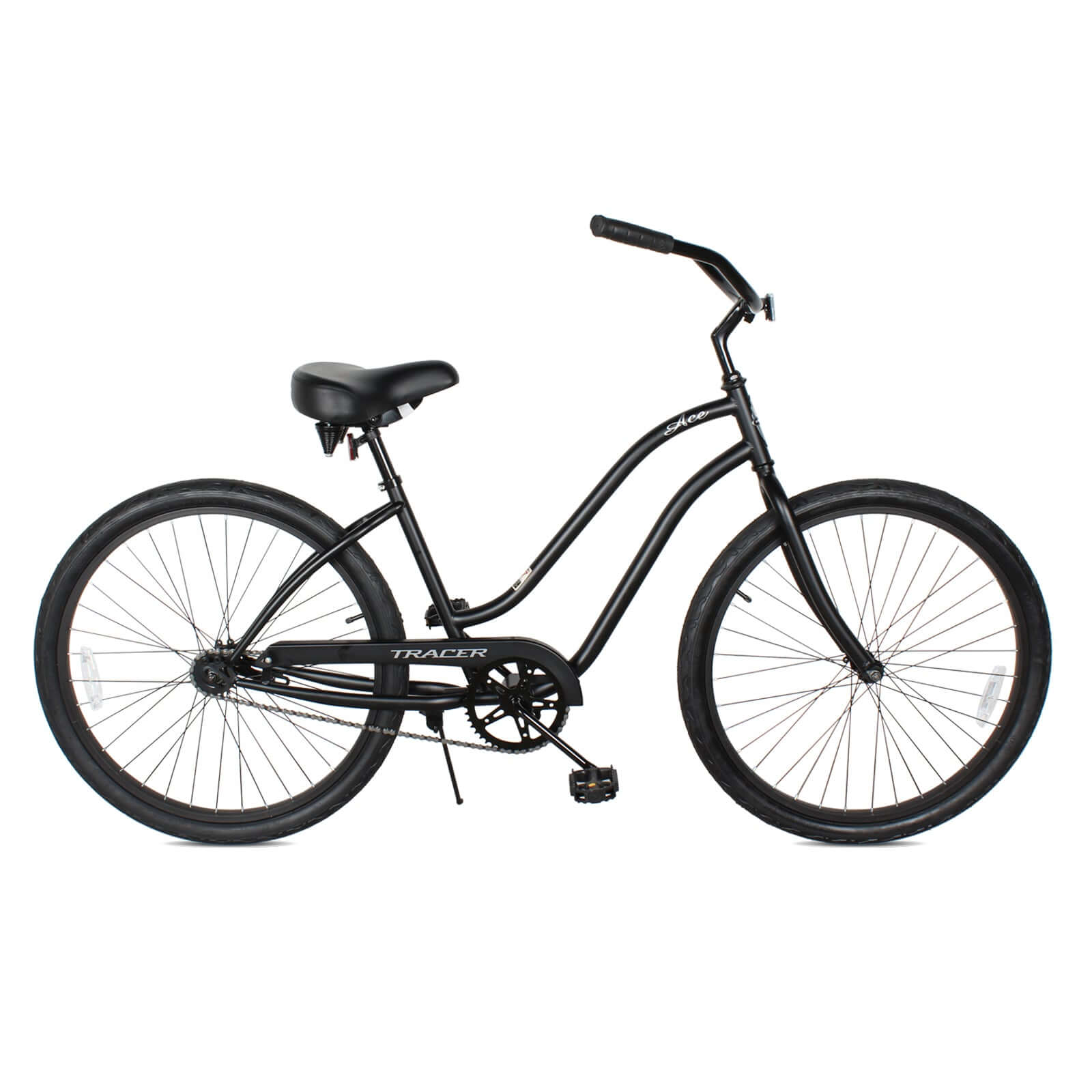 schwinn ace bicycle Tracer ACE-F 26" Beach Cruiser Bikes Single Speed for Women Purple
