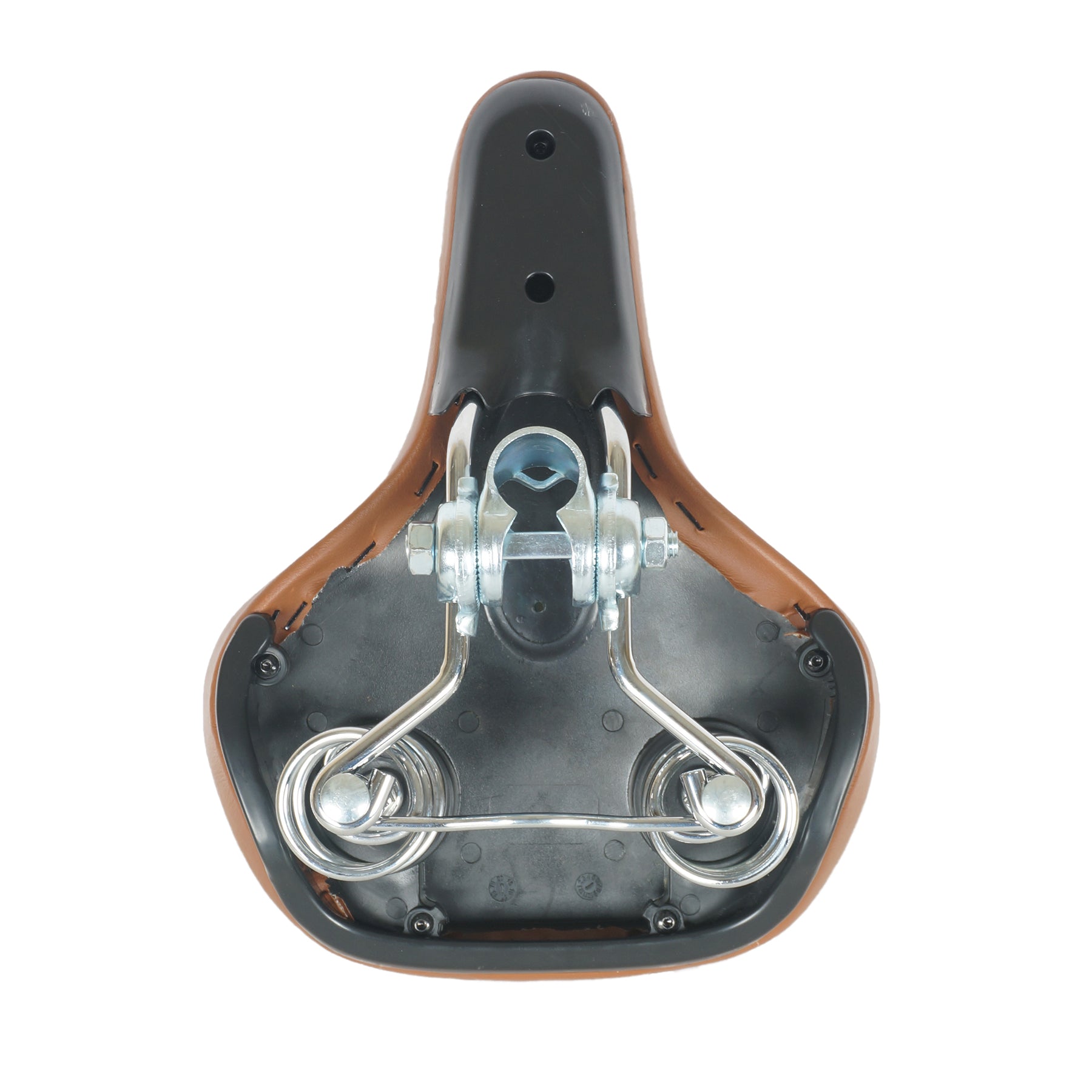 Tracer AF-7024-BRN Retro City Bikes Saddles with Coil Spring