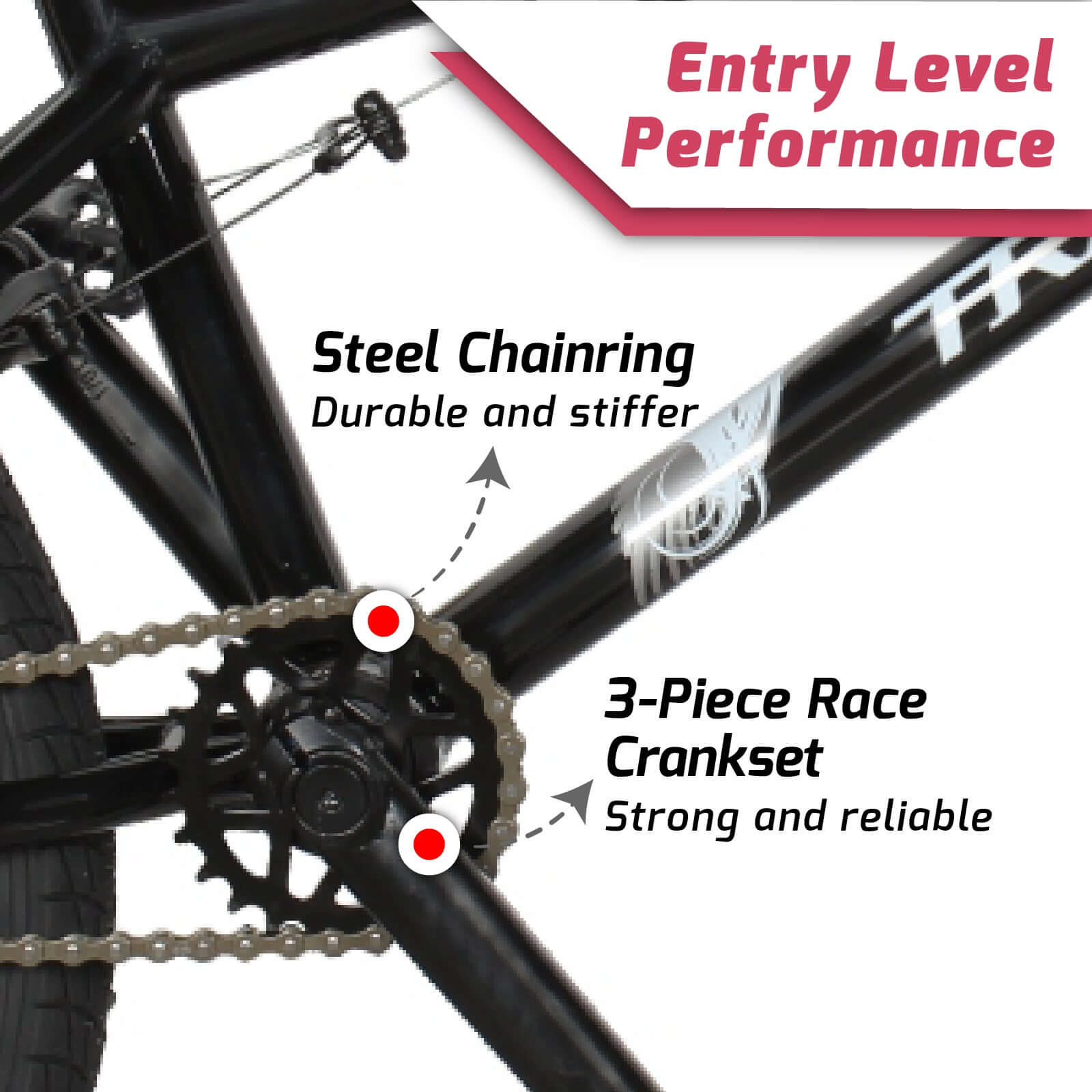 Tracer Edge Freestyle beginner/Professional BMX Bike