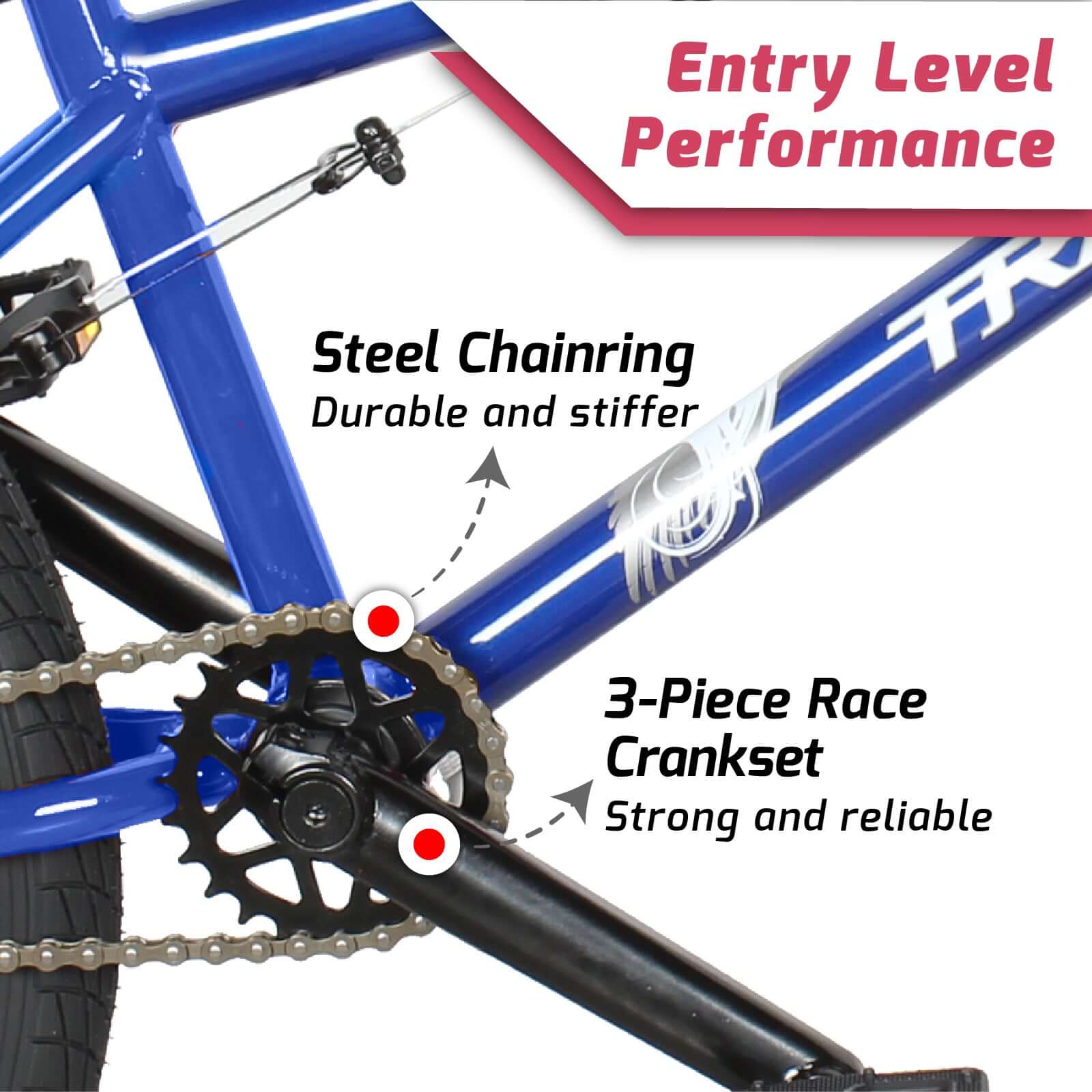 Tracer Edge Freestyle beginner/Professional BMX Bike