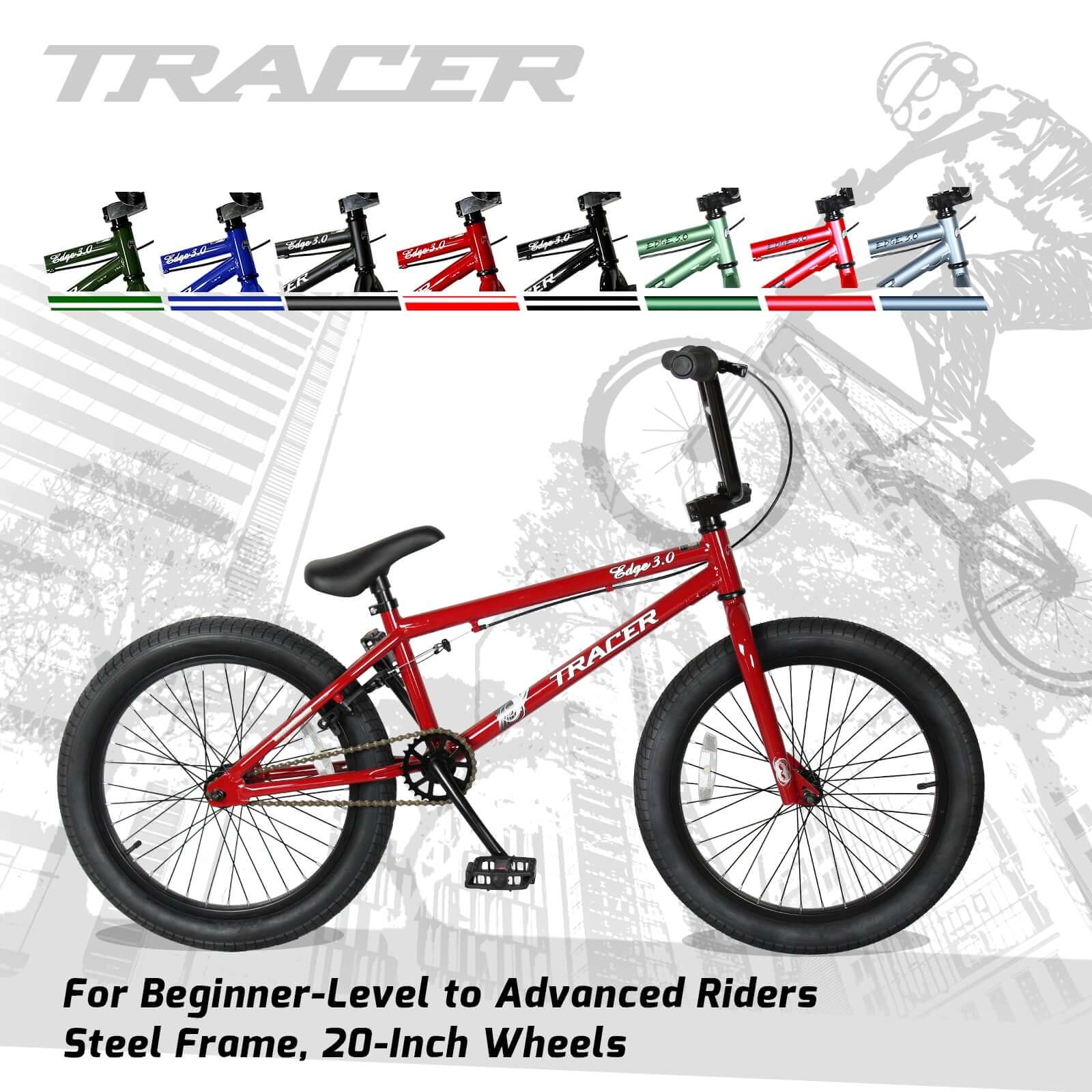 Tracer Edge Freestyle beginner/Professional BMX Bike