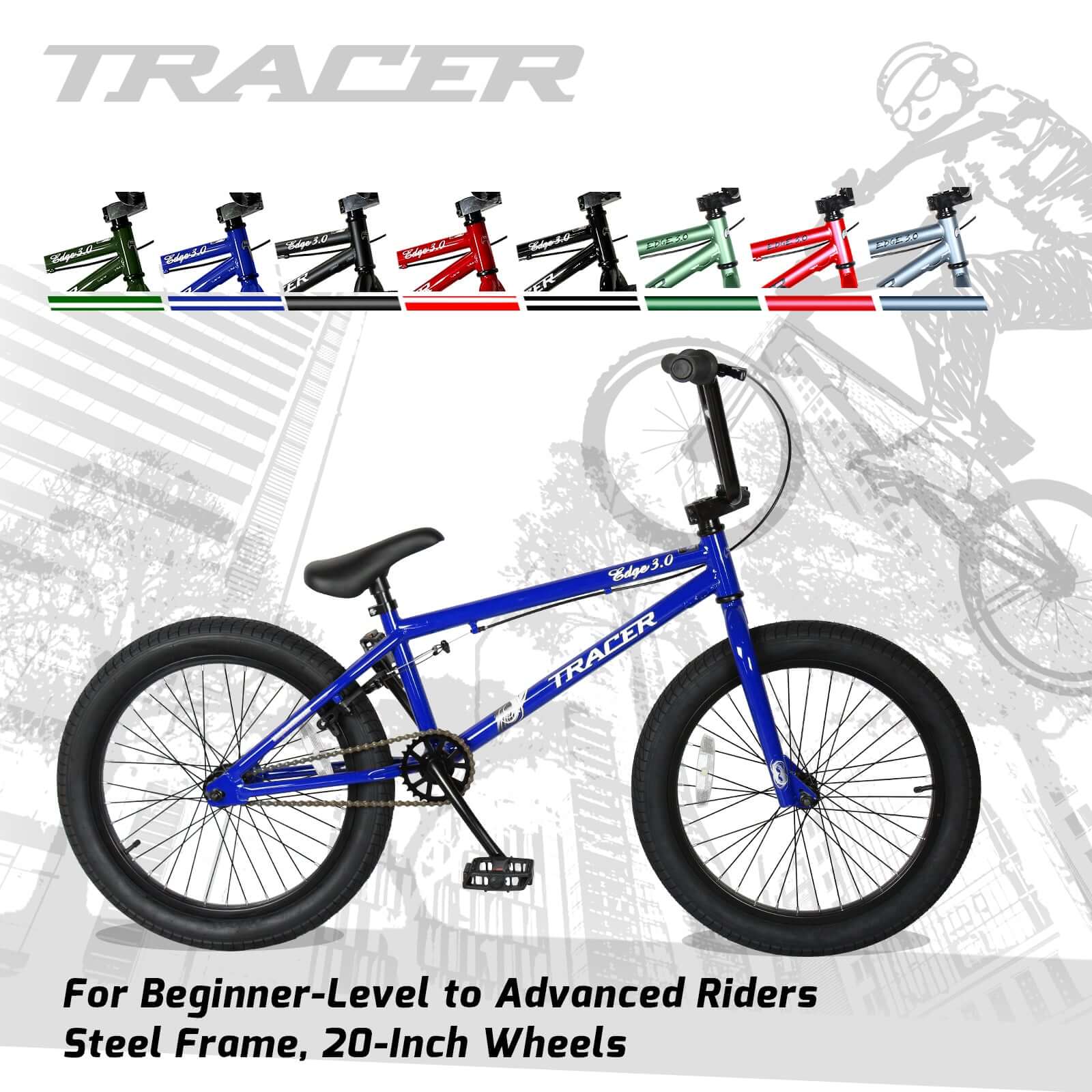 Tracer Edge Freestyle beginner/Professional BMX Bike