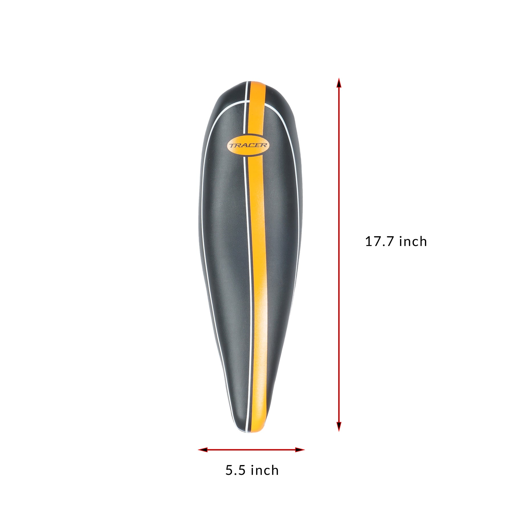 Tracer SD-AF-3022-18 Lowrider Banana Saddles Black&Orange