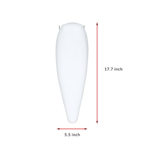 Tracer SD-AF-3022 Pure White Banana Seat for Lowrider