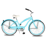 Tracer NOVA 26" Beach Cruiser Bikes Single Speed, w/ Moon-type handlebar, KT Coaster Brake for WOMEN - Tracer Bikes