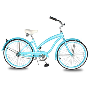 Tracer NOVA 26" Beach Cruiser Bikes Single Speed, w/ Moon-type handlebar, KT Coaster Brake for WOMEN - Tracer Bikes