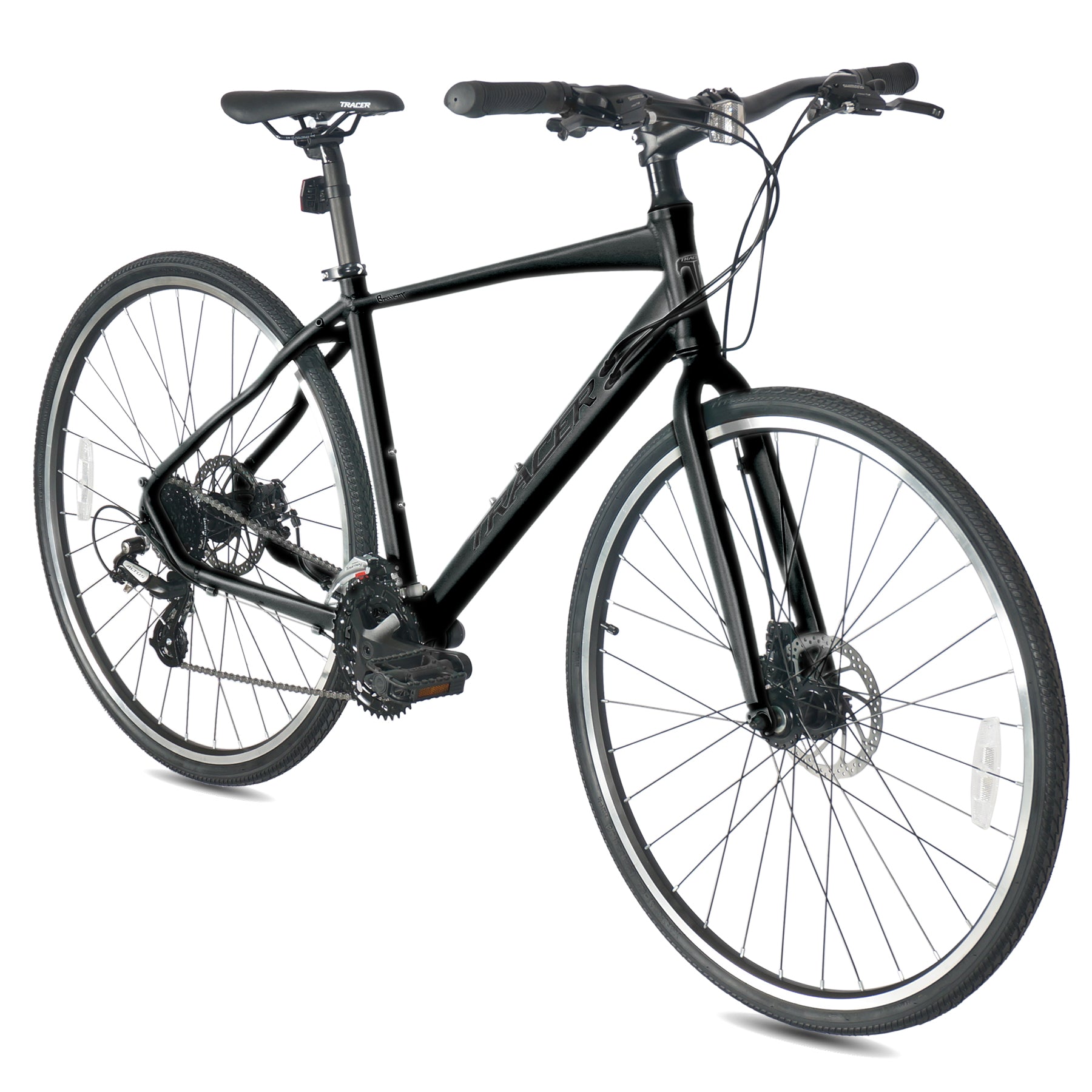 Tracer Bravery Hybrid Road Bike for men 8 Speed