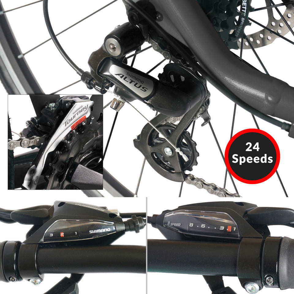 Tracer Bravery 24 Speed Hybrid Road Bike