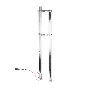Tracer FK-TP80305135D8 Triple Tree Fork For 4.0 tire with Disc Brake 1-1/8" (28.6 mm)