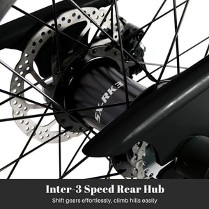 Tracer Master 3i 20'' Internal 3-Speed Chopper Style Cruiser Bike