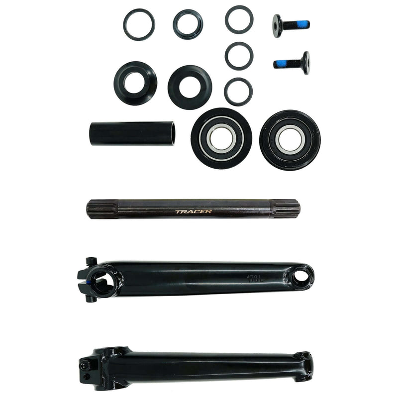 Tracer CS-UBX200 Crank Set Steel 170mm USA/bb 8T