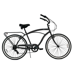 Tracer BORA-7-M 26" Beach Cruiser Bikes 7-Speed for Men, profile showcase.
