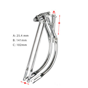 Tracer FK-SP20141102B 20" Lowrider Classic Spring Fork Medium Bend 25.4mm ( 1" )