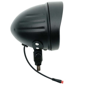 Tracer LG-FN-310-48 Classical Chrome Vintage LED Headlight 12V-48V for Electric Bike