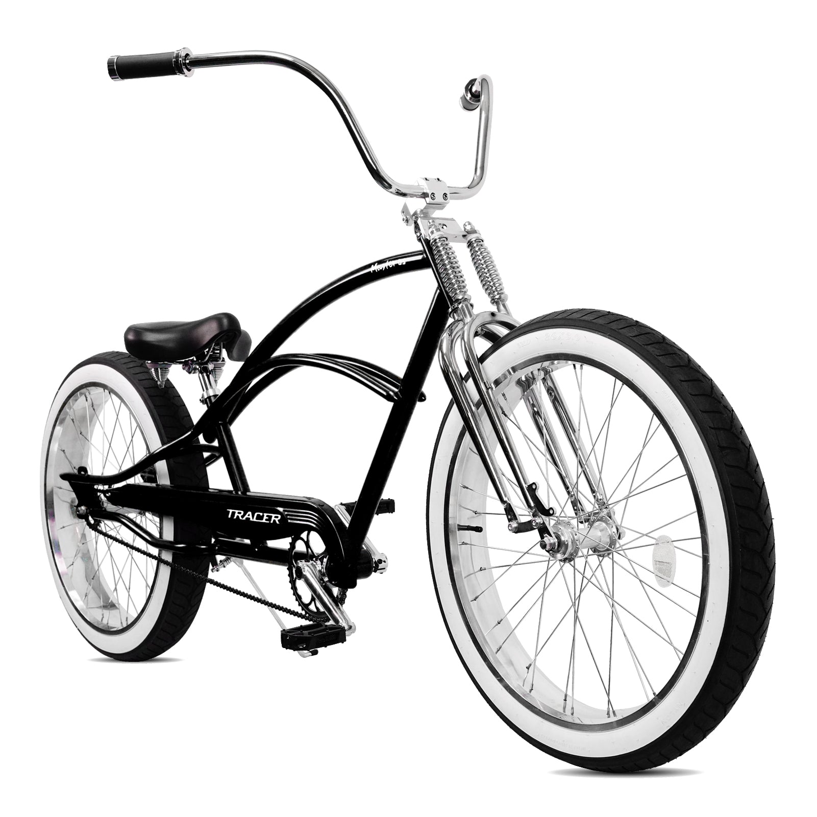 Tracer Master DS 26" Dual Springer Chopper Stretch Beach Cruiser Bike