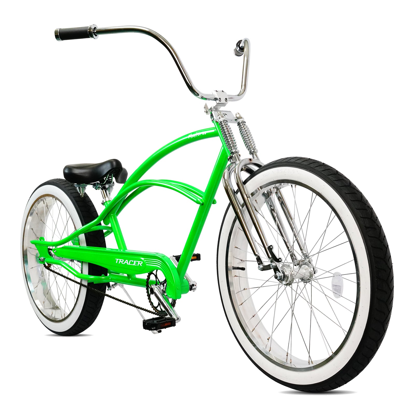 Tracer Master DS 26" Dual Springer Chopper Stretch Beach Cruiser Bike